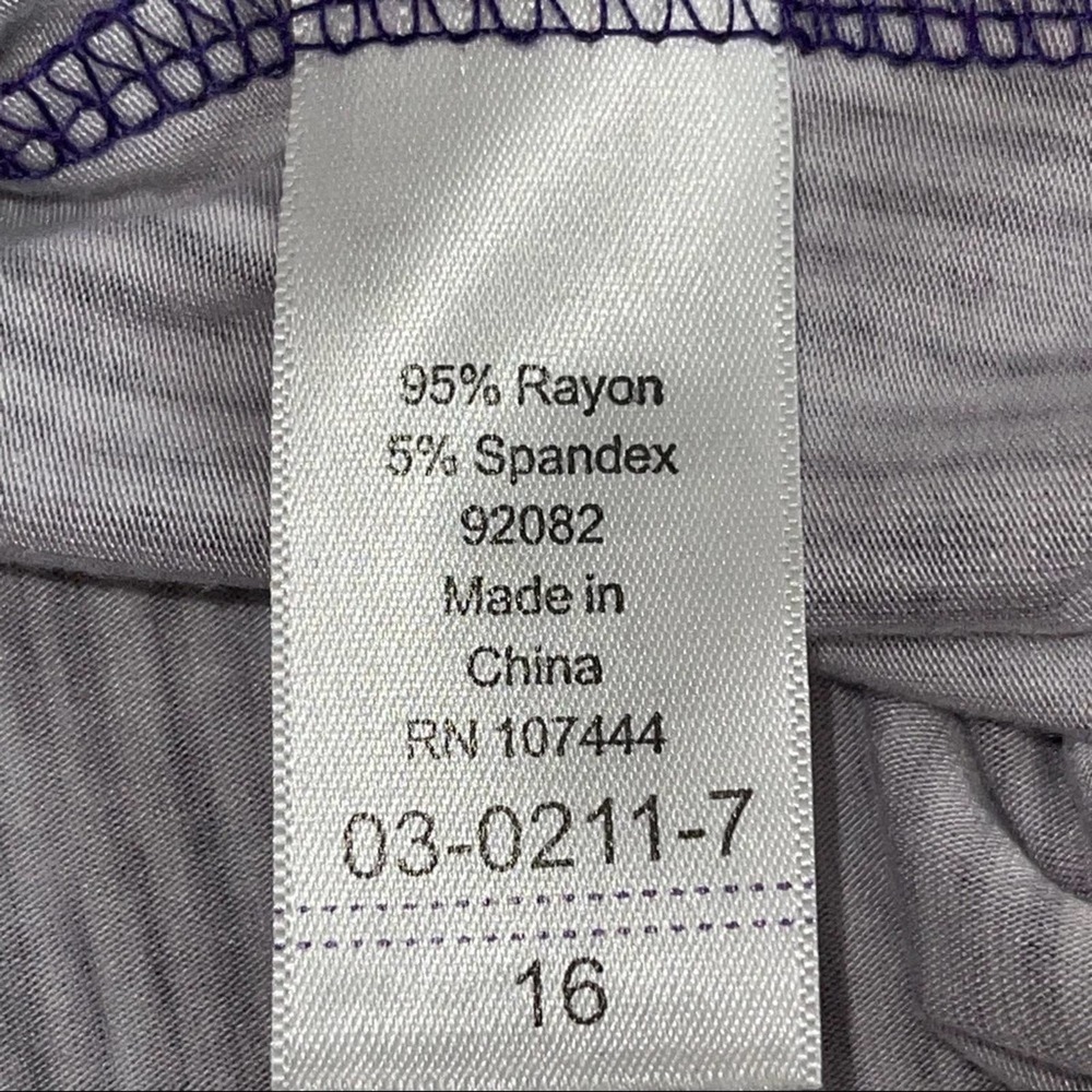 JESSICA LONDON PURPLE CHIC OFFICE MAXI WRAP DRESS 16 - Picture 3 of 3